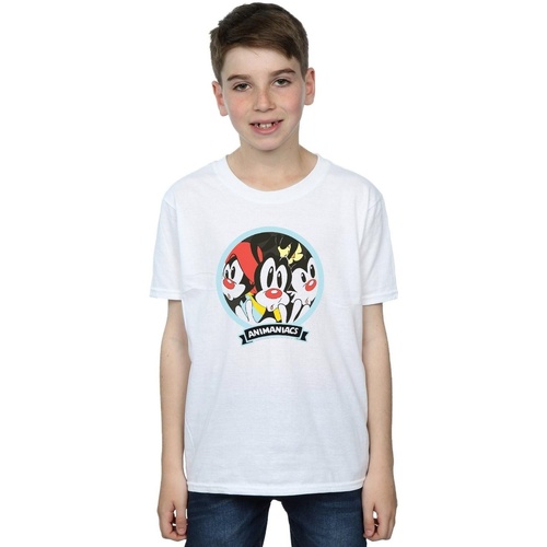 Abbigliamento Bambino T-shirt maniche corte Animaniacs Fisheye Group Bianco