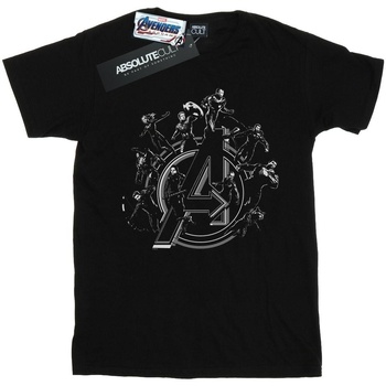 Abbigliamento Donna T-shirts a maniche lunghe Marvel BI6289 Nero
