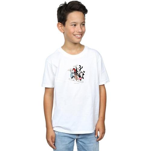 Abbigliamento Bambino T-shirt maniche corte Animaniacs Ta Da Bianco