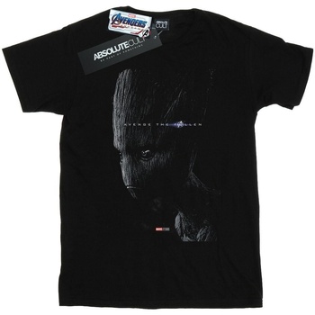 Abbigliamento Donna T-shirts a maniche lunghe Marvel Avengers Endgame Avenge The Fallen Groot Nero