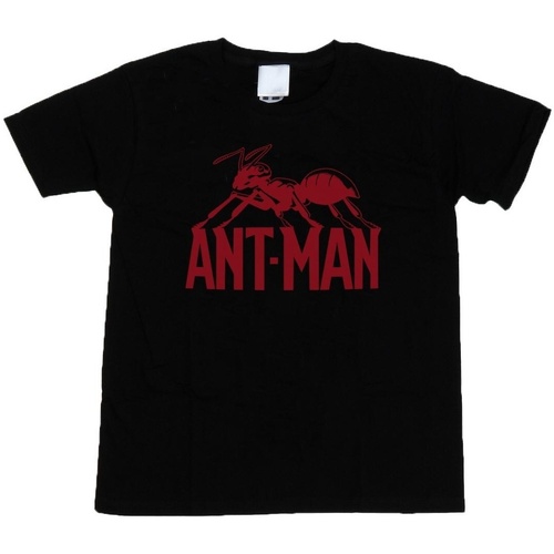 Abbigliamento Bambino T-shirt maniche corte Marvel Ant-Man Logo Nero