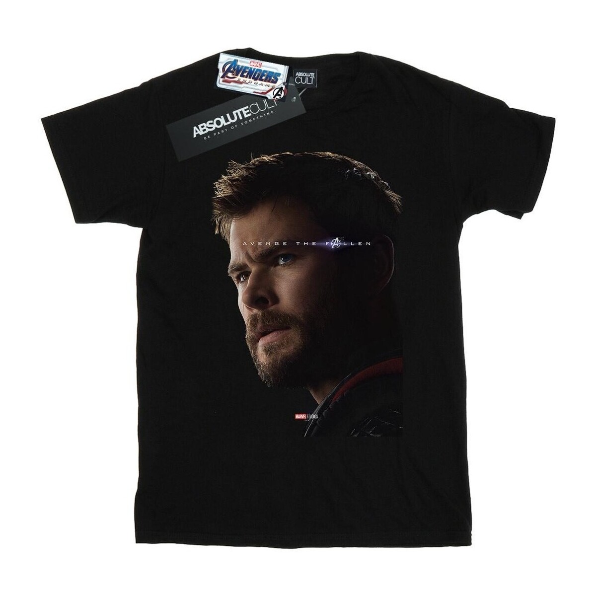 Abbigliamento Donna T-shirts a maniche lunghe Marvel Avengers Endgame Avenge The Fallen Thor Nero