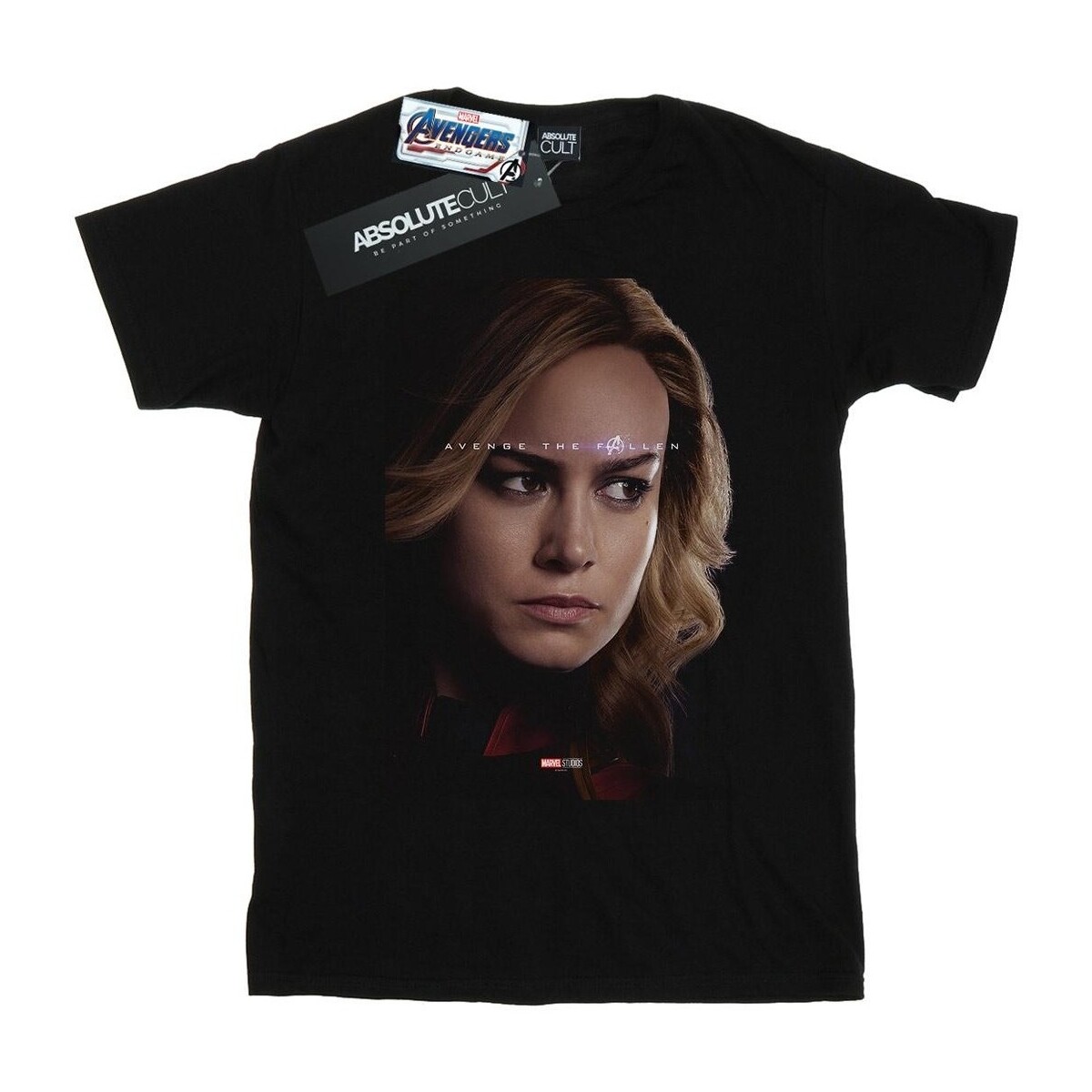 Abbigliamento Donna T-shirts a maniche lunghe Marvel Avengers Endgame Avenge The Fallen Captain Nero