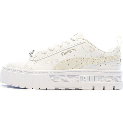 Scarpe Bambina Sneakers basse Puma 391144-01 Bianco
