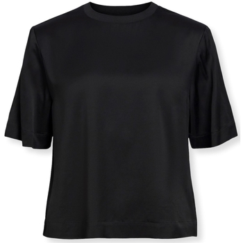 Abbigliamento Donna Felpe Object Top Eirot S/S - Black Nero