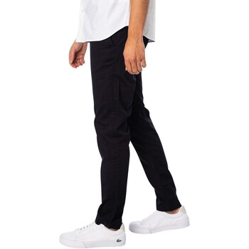 Lacoste Pantaloni chino elasticizzati classici slim fit Blu