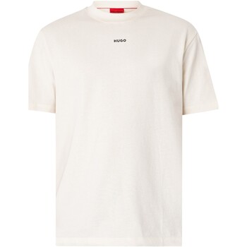 Abbigliamento Uomo T-shirt maniche corte BOSS Maglietta Dapolino Bianco