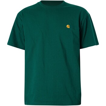 Abbigliamento Uomo T-shirt maniche corte Carhartt Chase T-Shirt Verde
