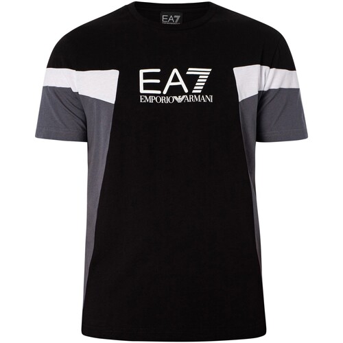 Abbigliamento Uomo T-shirt maniche corte Emporio Armani EA7 T-shirt grafica Nero