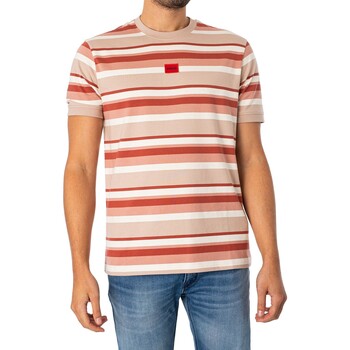 Abbigliamento Uomo T-shirt maniche corte BOSS Maglietta Diragolino Rosa