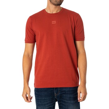 Abbigliamento Uomo T-shirt maniche corte BOSS Maglietta Diragolino Rosso