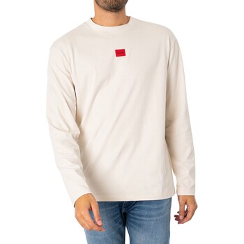 Abbigliamento Uomo T-shirt maniche corte BOSS Maglietta Diragoto a maniche lunghe Bianco