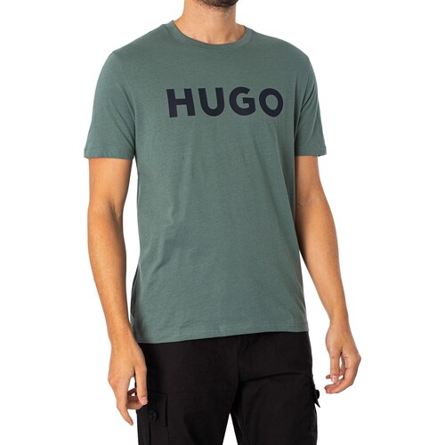 Abbigliamento Uomo T-shirt maniche corte BOSS T-shirt grafica Dulivio Verde