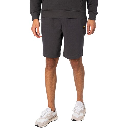 Abbigliamento Uomo Shorts / Bermuda Lyle & Scott Felpe con logo Grigio