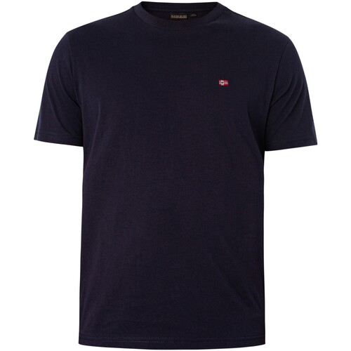 Abbigliamento Uomo T-shirt maniche corte Napapijri Maglietta Salis Blu