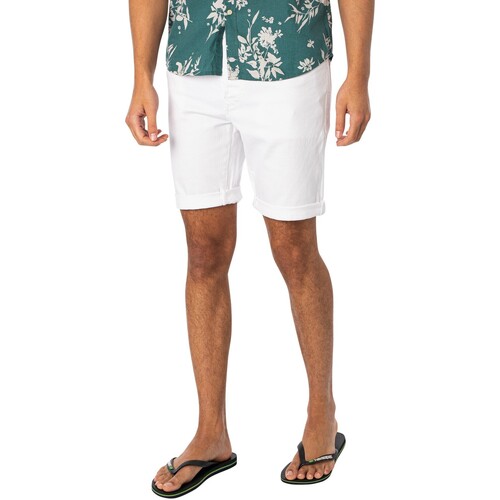 Abbigliamento Uomo Shorts / Bermuda Replay RBJ.981 Pantaloncini di jeans Bianco