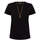 Abbigliamento Donna T-shirt & Polo Elisabetta Franchi T-Shirt e Polo Donna  MA01741E2 110 Nero Nero