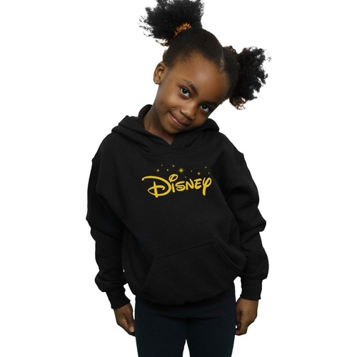 Abbigliamento Bambina Felpe Disney Logo Stars Nero