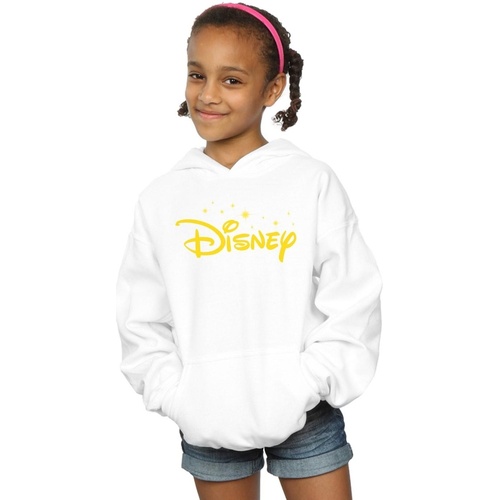 Abbigliamento Bambina Felpe Disney Logo Stars Bianco