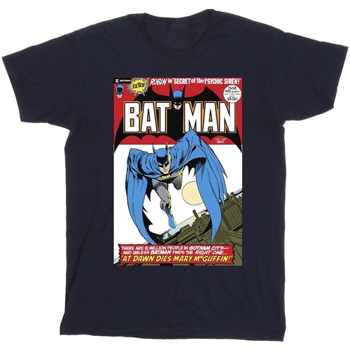 Abbigliamento Bambina T-shirts a maniche lunghe Dc Comics Running Batman Cover Blu