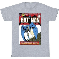 Abbigliamento Bambina T-shirts a maniche lunghe Dc Comics Running Batman Cover Grigio
