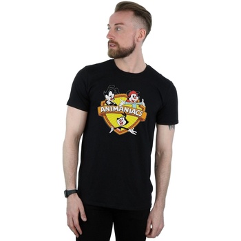 Abbigliamento Uomo T-shirts a maniche lunghe Animaniacs Logo Crest Nero