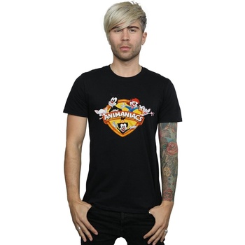 Abbigliamento Uomo T-shirts a maniche lunghe Animaniacs Group Shield Nero