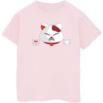 Abbigliamento Bambino T-shirt maniche corte Disney Big Hero 6 Baymax Kitten Heads Rosso