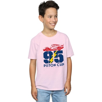 Abbigliamento Bambino T-shirt maniche corte Disney Cars Piston Cup 95 Rosso
