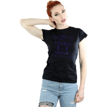 Abbigliamento Donna T-shirts a maniche lunghe Beetlejuice Strange And Unusual Nero