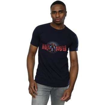 Abbigliamento Uomo T-shirts a maniche lunghe Marvel Avengers Infinity War Hulkbuster 2.0 Blu