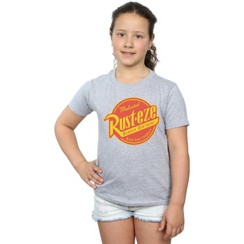 Abbigliamento Bambina T-shirts a maniche lunghe Disney Cars Rust-Eze Logo Grigio
