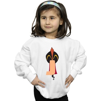 Abbigliamento Bambina Felpe Disney Alphabet J Is For Jafar Bianco