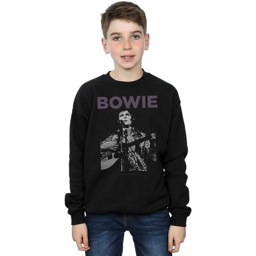 Abbigliamento Bambino Felpe David Bowie Rock Poster Nero