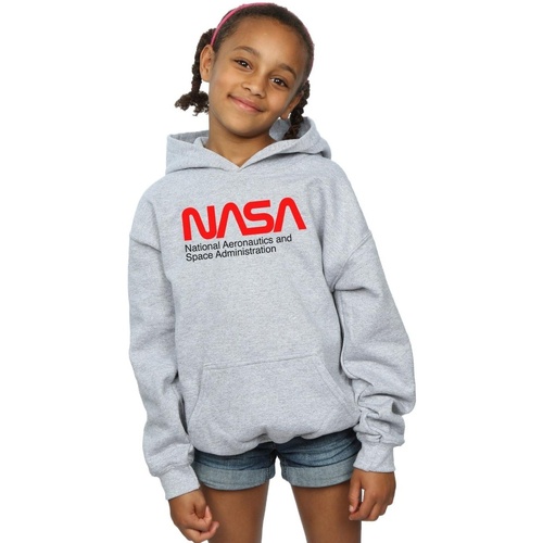 Abbigliamento Bambina Felpe Nasa Aeronautics And Space Grigio
