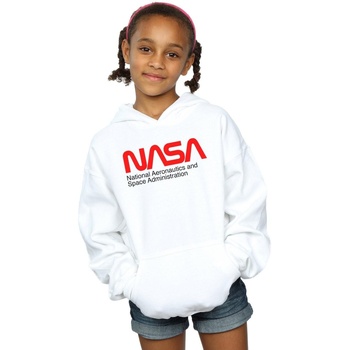Abbigliamento Bambina Felpe Nasa Aeronautics And Space Bianco