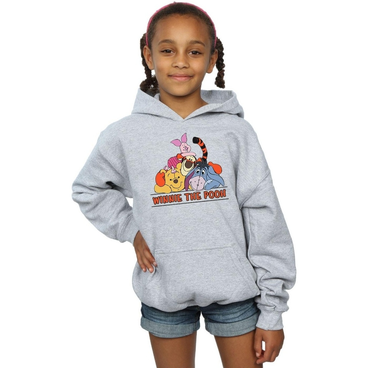 Abbigliamento Bambina Felpe Disney Winnie The Pooh Group Grigio