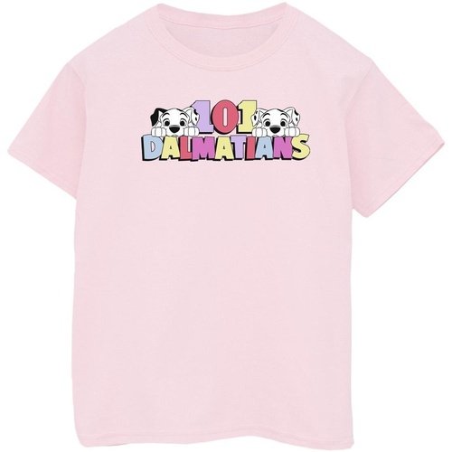 Abbigliamento Bambino T-shirt maniche corte Disney 101 Dalmatians Multi Colour Rosso