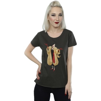 Abbigliamento Donna T-shirts a maniche lunghe Disney Classic Cruella De Vil Multicolore