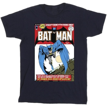 Abbigliamento Uomo T-shirts a maniche lunghe Dc Comics Running Batman Cover Blu