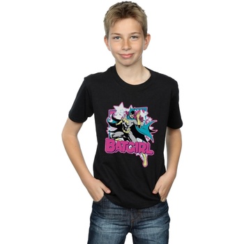 Abbigliamento Bambino T-shirt maniche corte Dc Comics Batgirl Leap Nero