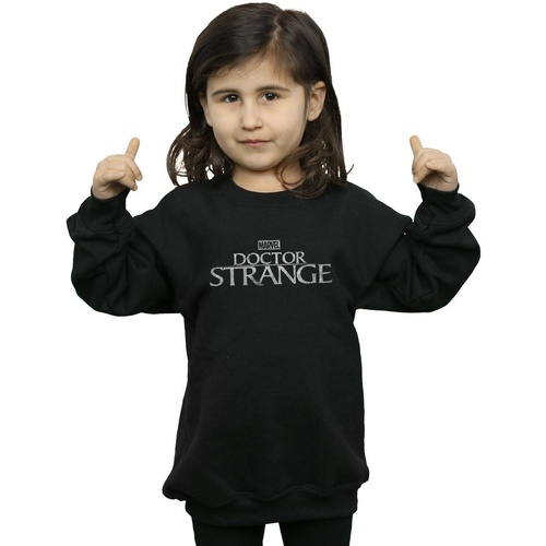 Abbigliamento Bambina Felpe Marvel Doctor Strange Logo Nero