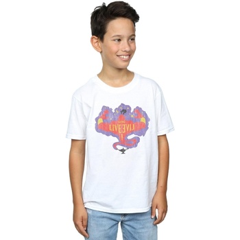 Abbigliamento Bambino T-shirts a maniche lunghe Disney The Descendants Genie Long Live Bianco