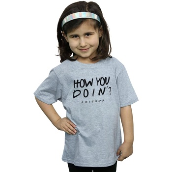 Abbigliamento Bambina T-shirts a maniche lunghe Friends BI18350 Grigio