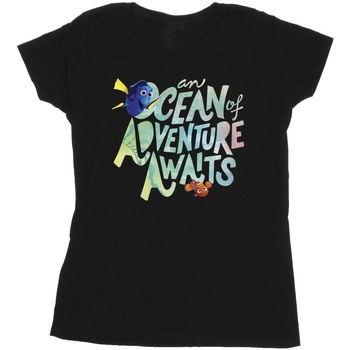 Abbigliamento Donna T-shirts a maniche lunghe Disney Finding Dory Ocean Of Adventure Nero