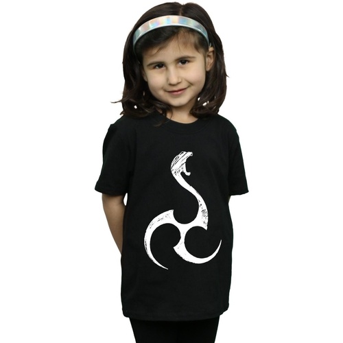 Abbigliamento Bambina T-shirts a maniche lunghe Harry Potter Dark Arts Nero