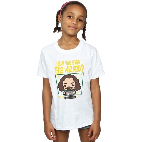 Abbigliamento Bambina T-shirts a maniche lunghe Harry Potter Sirius Black Azkaban Junior Bianco