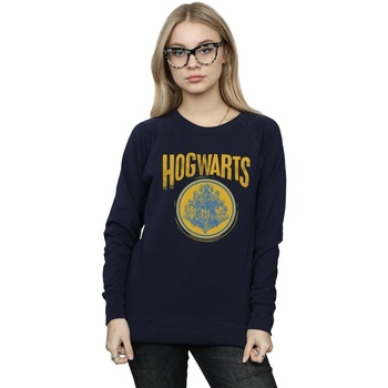 Abbigliamento Donna Felpe Harry Potter Hogwarts Circle Crest Blu