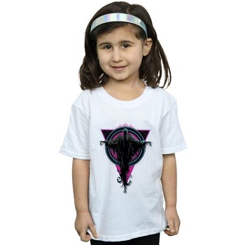 Abbigliamento Bambina T-shirts a maniche lunghe Harry Potter Neon Dementors Bianco