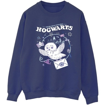 Abbigliamento Donna Felpe Harry Potter Owl Letter From Hogwarts Blu